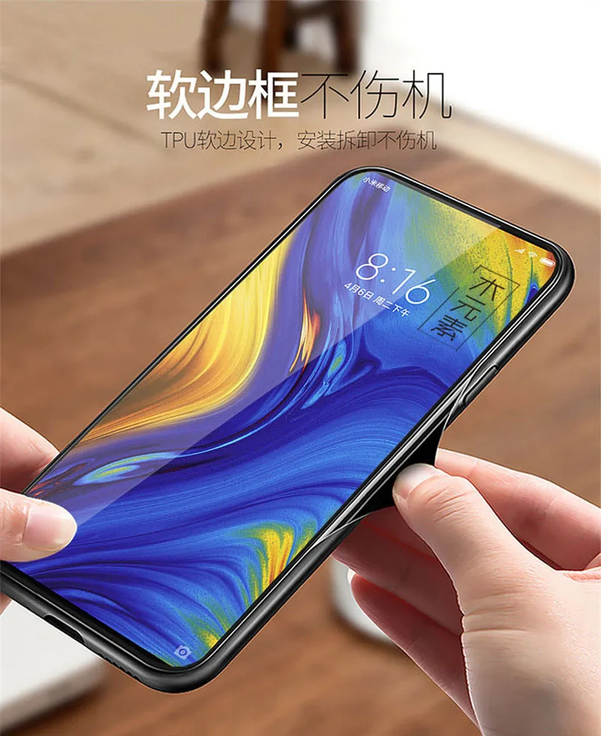 Russian Popular Mask Rose Wood Phone Case for Xiaomi Mi Mix 3 Flower Wooden Xiaomi Mix 3 Xiomi Mix3 Cover Case (9)