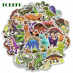 50 шт. наклейки с картинками динозавров игрушки для детей животные забавные наклейки декоративные наклейки Парк Юрского периода, чтобы