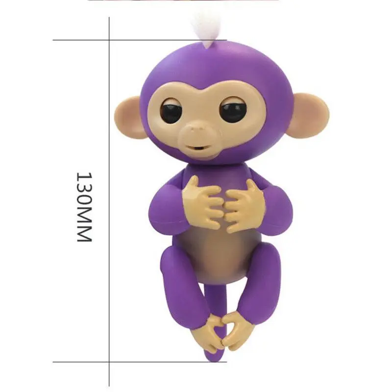 Colorful Cute Smart Finger Baby Happy Monkey Animal Interactive Monkey For Kid Baby Toy Electronic Finger Pets Gift Colorful Cute Smart Finger Baby Happy Monkey Animal Interactive Monkey For Kid Baby Toy Electronic Finger Pets Gift