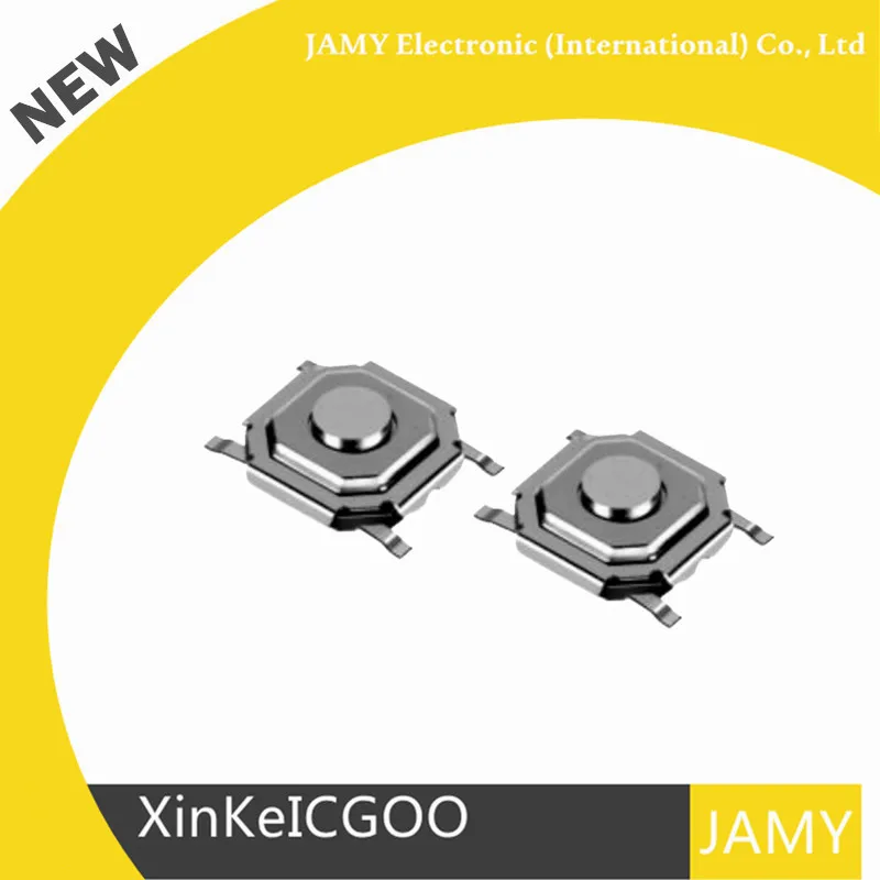 Original 100PCS SKQGAFE010 Light touch switch 5.2X5.2mm (SMD) type Button | Электроника