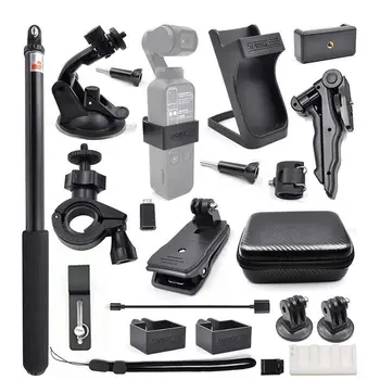 

Gimbal Camera OSMO Pocket Expansion Accessories Kit / 21 In 1 Handheld Action Camera Mounts Parts for DJI OSMO Pocket
