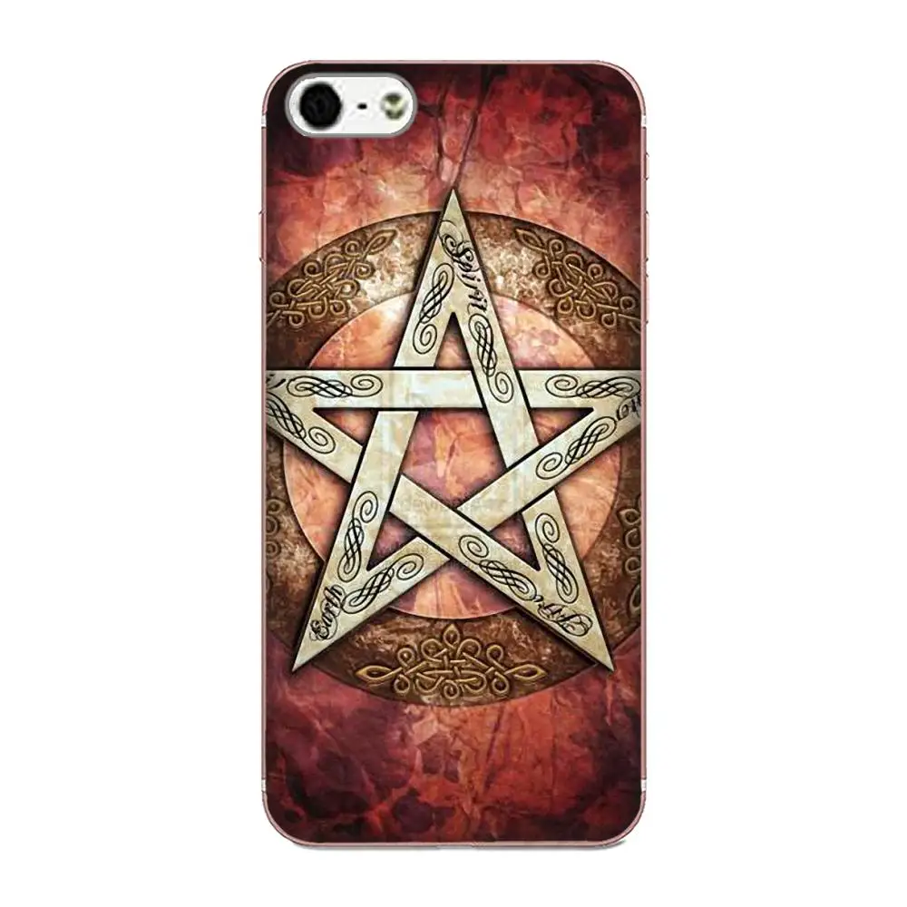 Пентаграмма для Huawei Honor 4C 5A 5C 5X 6 6A 6X 7 7A 7C 7X 8 8C 8S 9 10 10i 20 20i Lite Pro TPU Coque Case