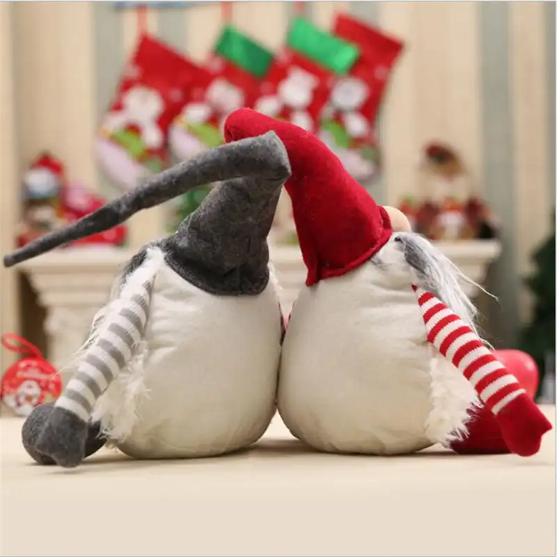 50 штук ручной работы шведский Tomte рождественские украшения, игрушки, Санта Клаус скандинавский плюшевые Рождественский гном подарок на день рождения для детей