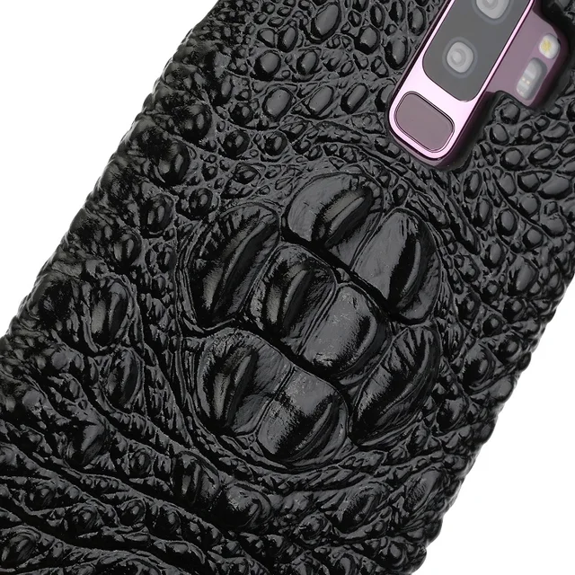 Special Price Solque Real Genuine Leather Ultra Slim Case for Samsung Galaxy S9 Plus Cell Phone Luxury 3D Crocodile Vintage Hard Cover Case Special Price Solque Real Genuine Leather Ultra Slim Case for Samsung Galaxy S9 Plus Cell Phone Luxury 3D Crocodile Vintage Hard Cover Case