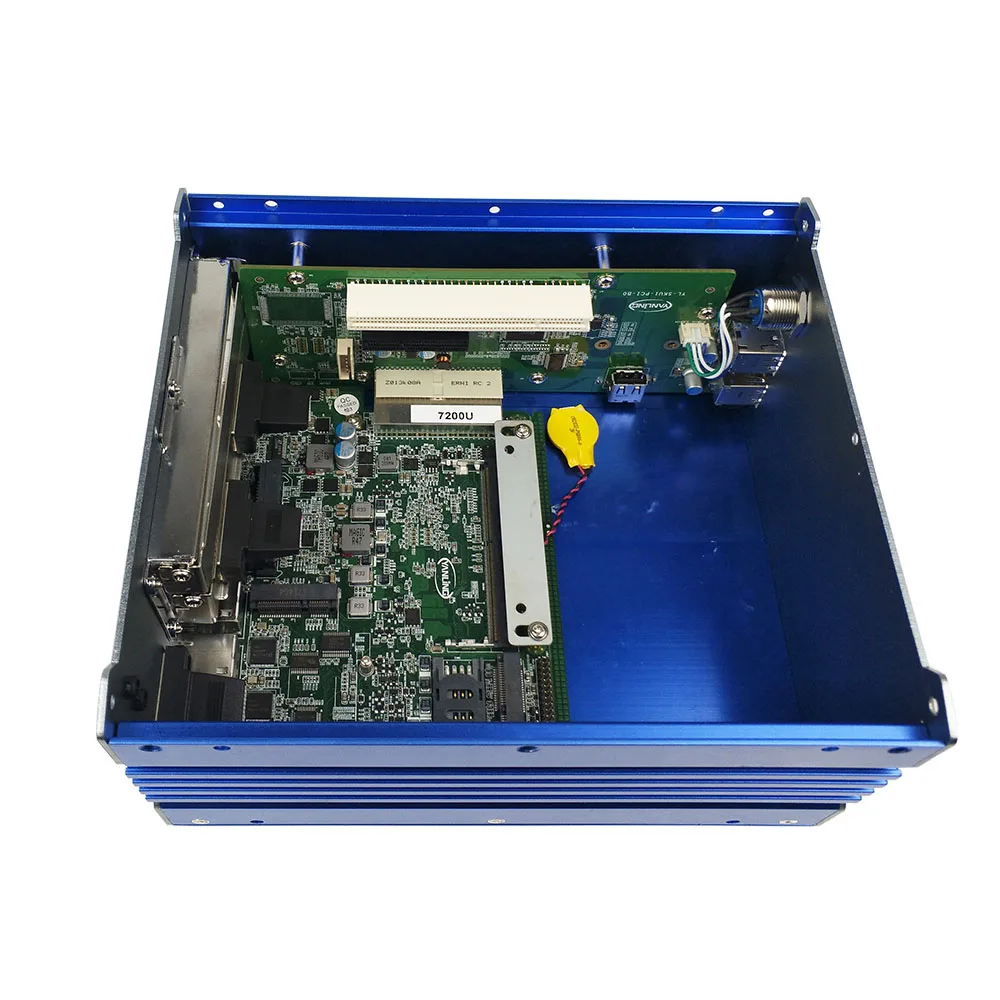 Minisys Small Linux Computer Kaby Lake 3865u Fanless Industrial Board Mini PC Dual Lan Embedded SIM Slot With Serial COM Port