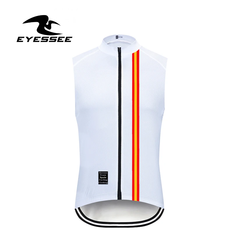 

2019 summer Men's Cycling Spain sleeveless clothing bicycle vest 2 colors! Eyessee Pro sleeveless Breathable Cycling vest