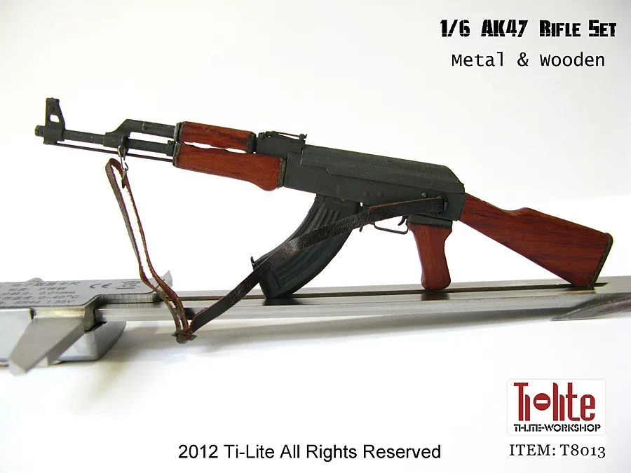 Ti lite T8013 1/6 Matel &amp Wooden AK47 набор для ружья оружия реквизит 12 &quotКоллекционная экшн
