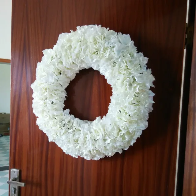 front door wreaths initial 20 inches hydrangeas round garland front door wreath party birthday wedding wall decoration white red blue front door wreaths initial 20 inches hydrangeas round garland front door wreath party birthday wedding wall decoration white red blue