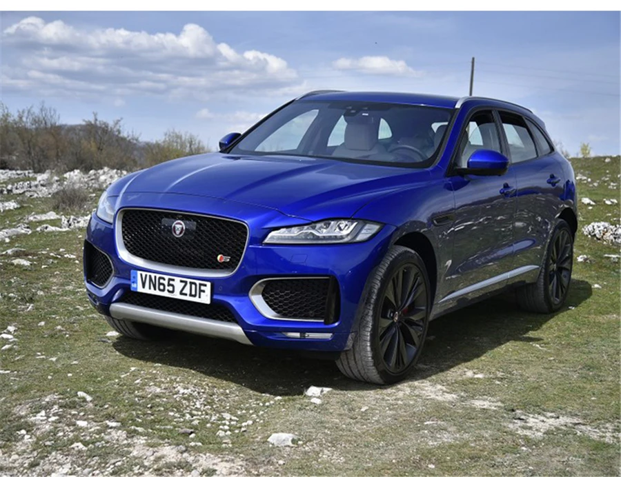 رفوف ل جاكوار F-PACE 2016.2017 الأمتعة سقف السيارة رف تركيب معجون الألومنيوم عالية الجودة ماركة جديدة اكسسوارات السيارات
