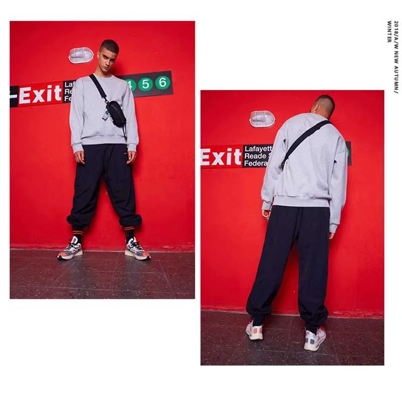 Autumn Winter Oversized Hip Hop Hoodies Men and Women Sweatshirt Pullover Jacket OUTWEAR Street Dance Sweatshirts Men Clothes