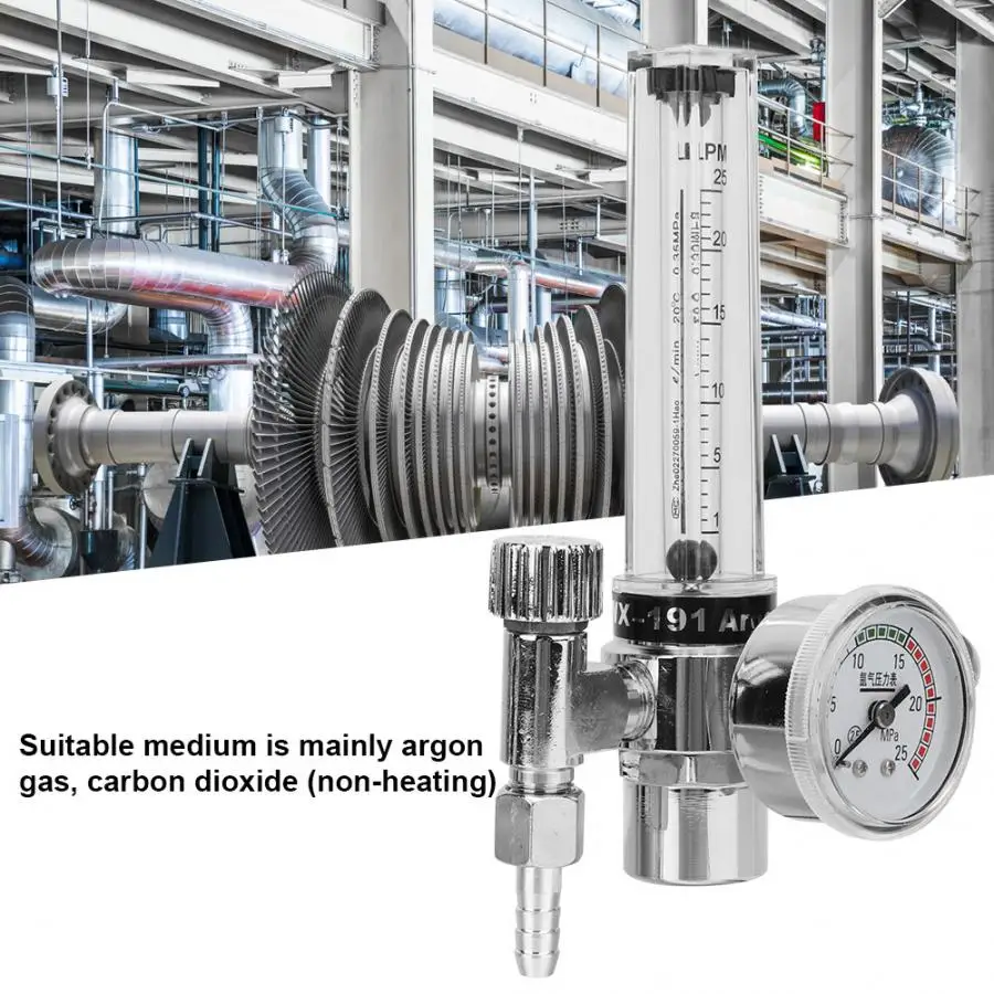 Регулятор давления воздуха аргоновый газовый редуктор аргоновый газовый счетчик выход наружная резьба G5/8-14(CGA540) измерение давления газа