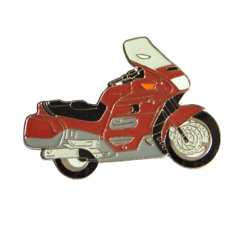 Motorbike Lapel Pins/Motorcycle Safety Metal Pin 1.8x1.24 inches Made