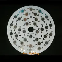 Отличное качество 36 Вт Светодиодный алюминиевая Базовая плита, 36x1 Вт анодированная печатная плата, 110 мм Диаметр высокой мощности теплоотвода панель