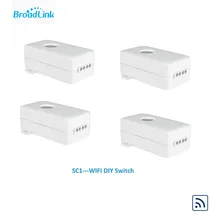 4 шт Broadlink SC1 умный переключатель WiFi приложение 2,4 ГГц пульт управления синхронизации беспроводной пульт дистанционного управления 10A 2500 Вт IOS 7,0/Android 4,0 Система