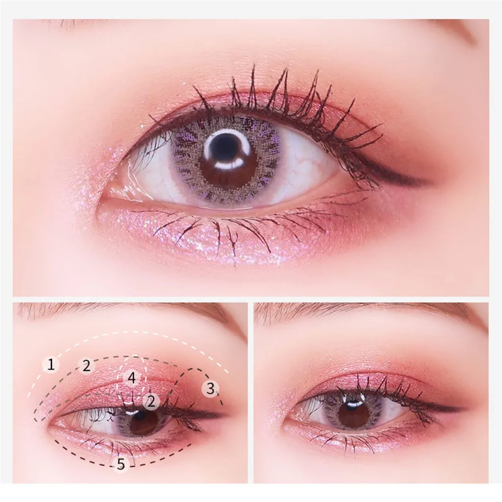 New Fashion Portable 8 Colors Eye Shadow Highlight Face Eyeshadow Highlighter Powder Makeup Drop Shipping