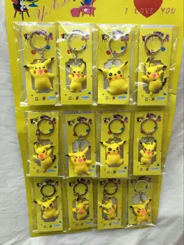 

New 60 pcs Popular Cartoon Japanese Anime 3D Silicone Key Chain For Best Gift Free Shipping T-199