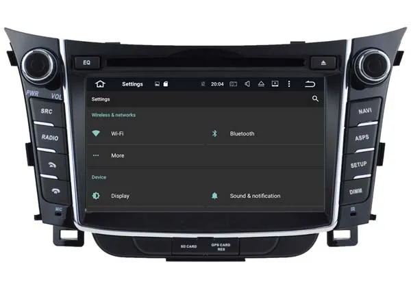 Perfect FOR HYUNDAI i30 2011-2013 Android 8.0 Car DVD player Octa-Core(8Core) 4G RAM 1080P 32GB ROM WIFI gps head device unit stereo 18