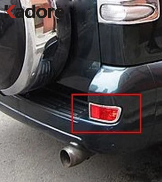 Для Toyota Prado J120 2003 2009 ABS Хромированная передняя фотовспышка обшивка внешняя крышка