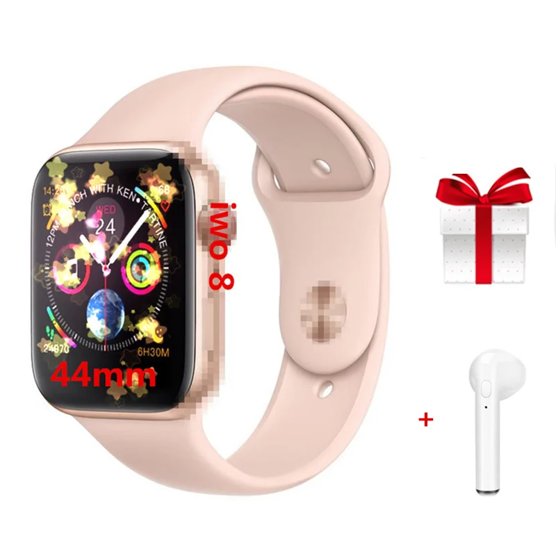 4 colors IWO 8 Smartwatch 44mm case Watch Series 4 for