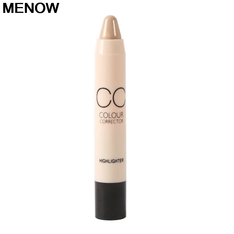 

Menow Contour Highlighter CC Color Corrector Blemish Foundation Concealer Cream Base Face Makeup Pen Pencil Stick Cosmetic Cover