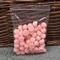 100PCS 8X12CM Zip Lock Bags Clear 2MIL Poly Bag Reclosable Plastic Small Baggies Gift Candies Packing Bags 2