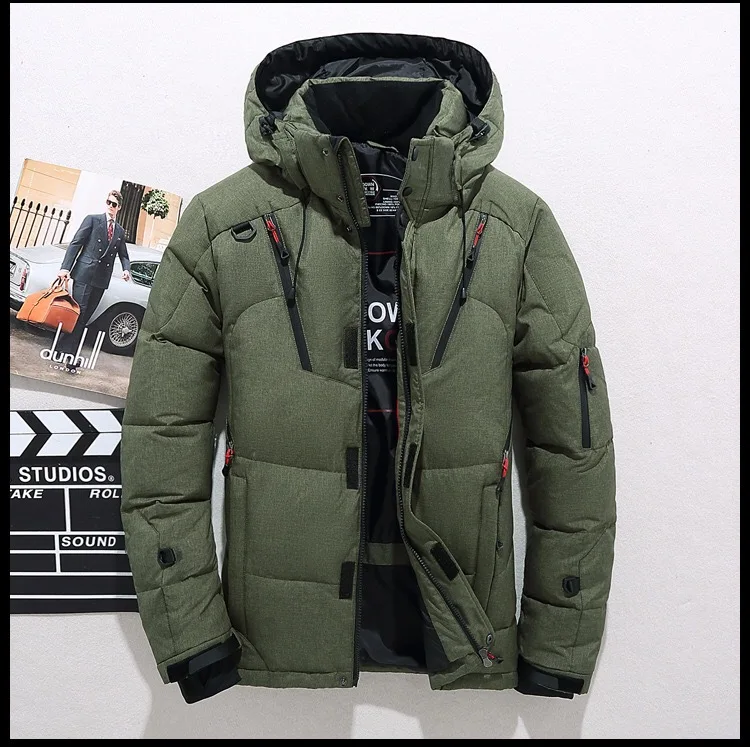 capuz mens jaquetas e casacos de Inverno