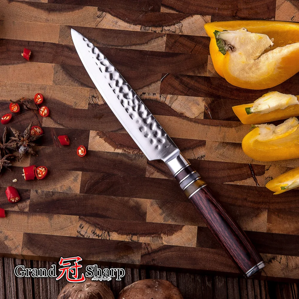 Набор ножей из дамасской стали 2 шт. кухонные ножи Santoku vg10 японские для шеф повара