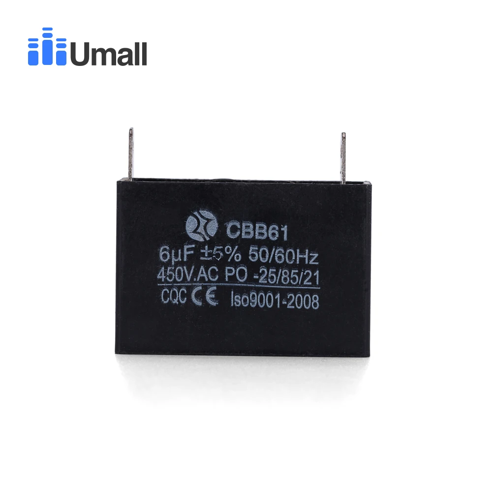 

CBB61 6uF 450V Gas Generator Running capacitor