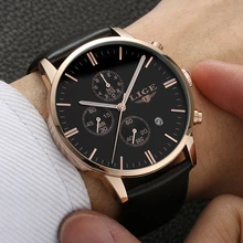 LIGE Mens Watches Top Brand Luxury Male Military Sport Luminous Watch men Business quartz-watch Male Clock Man Relogio Masculino