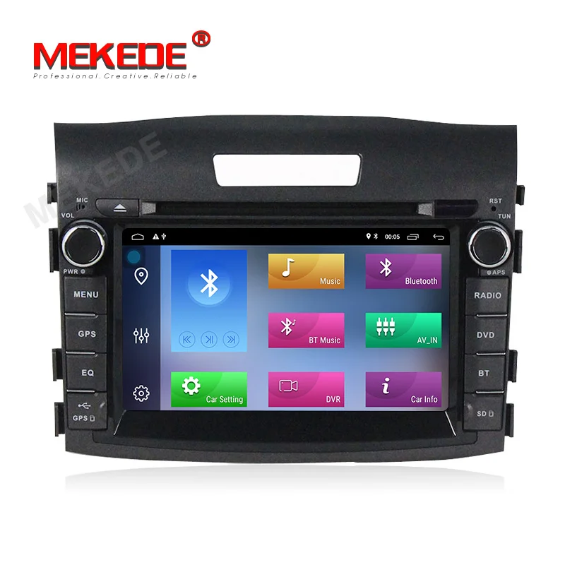 Best MEKEDE Android 9.1 2+32G car dvd player for Honda CRV CAR GPS navigation Radio recorder Stereo BT WIFI MAP Free shipping 3