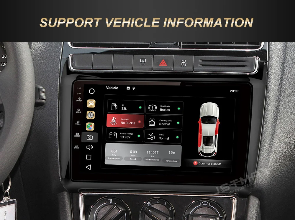 Best JSTMAX 10.2" Android 8.0 car dvd radio player for  VW New Polo 2012 2013 - 2016 gps navi Octa Core 4GB 32GB Auto Stereo(NO dvd) 5