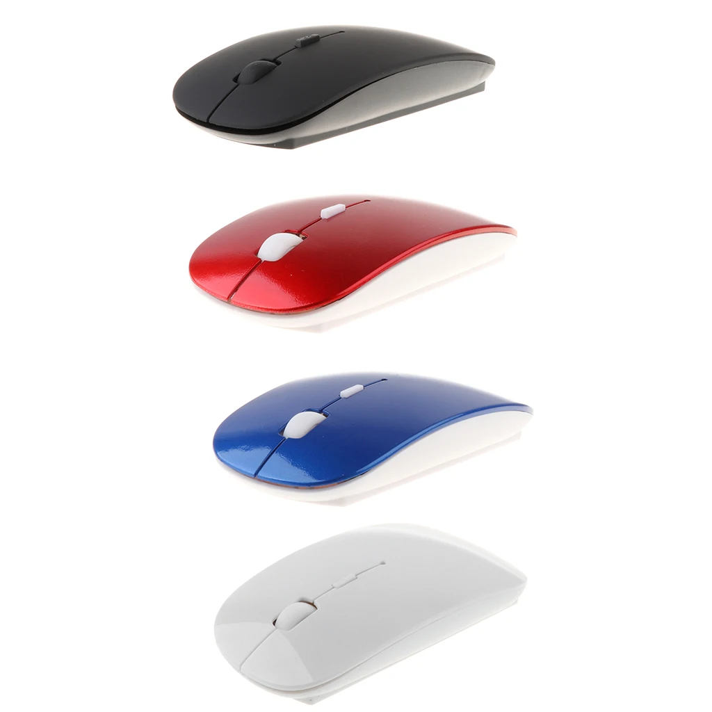 

2.4GHz Bluetooth Wireless Optical Mouse,Portable for Laptop Computer PC 1600/1200/1000DPI Adjustable Mouse Silent Mause For PC