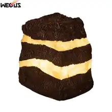 WECUS) Outdoor imitation stone lawn lamp, park imitation natural resin lamp, villa/garden light