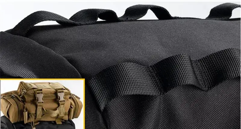Seibertron походные рюкзаки, уличный рюкзак 65L, нейлоновая ткань, водонепроницаемые Рюкзаки, одноцветные регулируемые лямки, два цвета