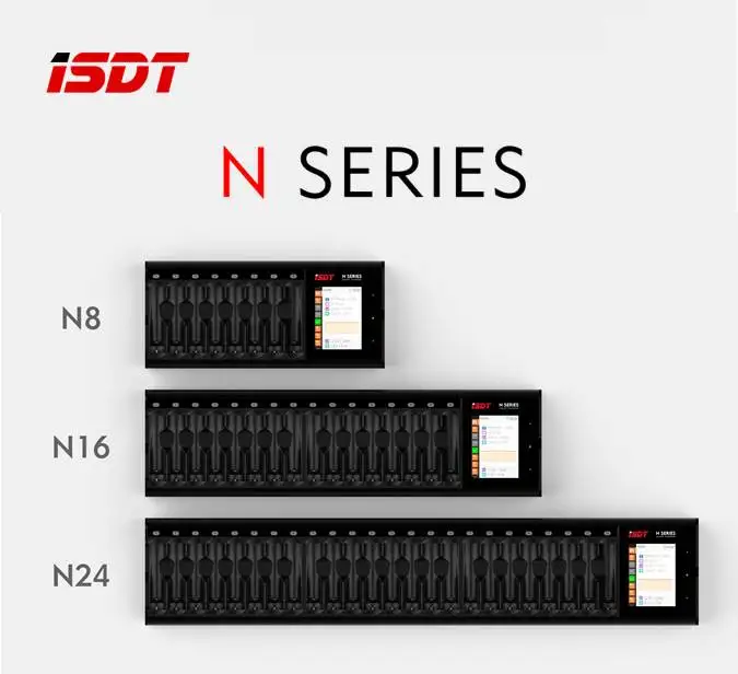 ISDT N8 N16 N24 AA AAA зарядное устройство DC Смарт для батареи Li-lon LiHv Ni-MH Ni-Cd LiFePO4 | Игрушки и