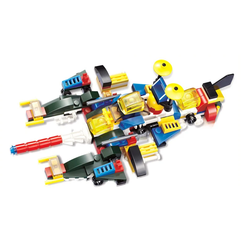

16 In 1 Mini Deformable Robot Building Kits Plastic Block Toy. Box or Bag Packing Modelcollect Sbrick Plastic People Figures