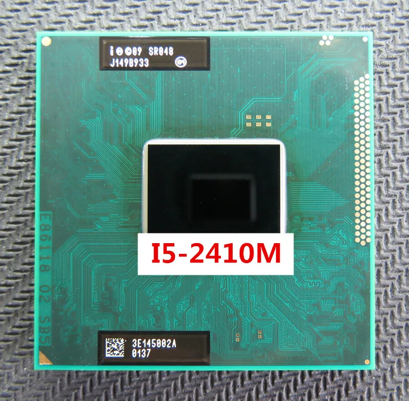 

Wholesale For Intel i5-2410M 2.6GHz CPU SR04B i5 2410 Laptop processors PGA 988 hm65 hm67 100% test ok