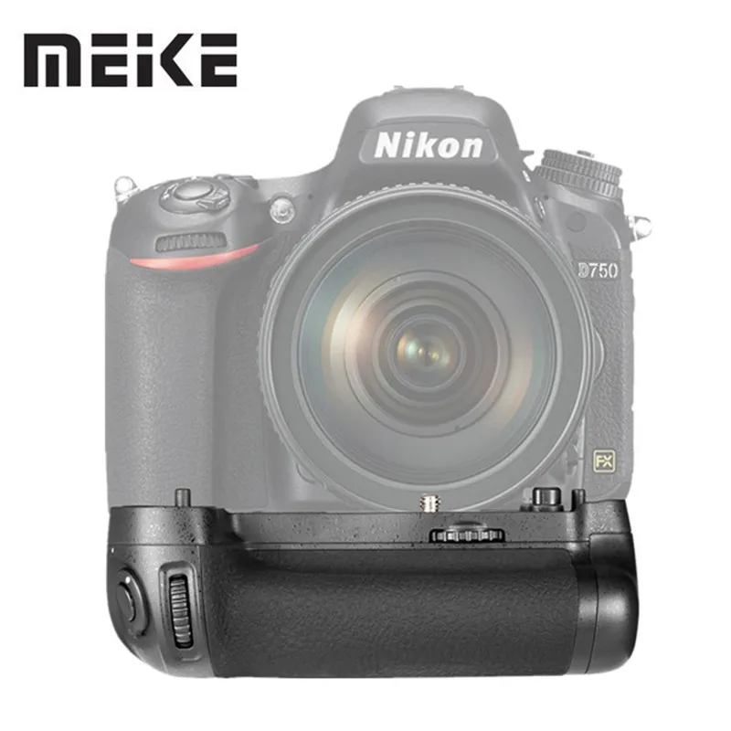 Сменный блок батарей MEIKE для цифровой зеркальной камеры Nikon D750 комплект в