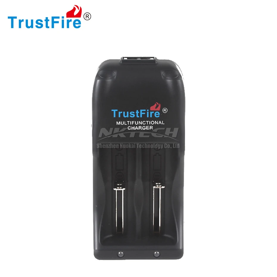 Умное быстрое зарядное устройство TR 006 TrustFire с двумя слотами для литий ионных