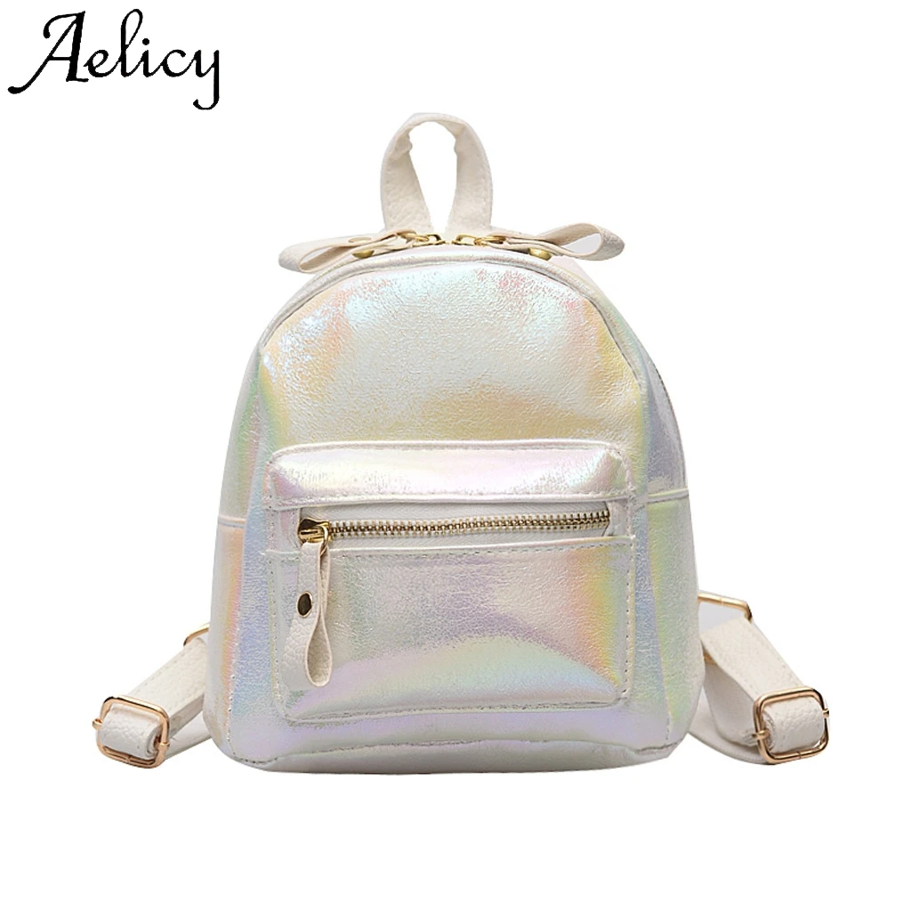 

Aelicy Fashion Lady Wild Student Bag Solid Color Backpack Travel Small High Quality Travel Solid Bag Phone Pocket Backpack