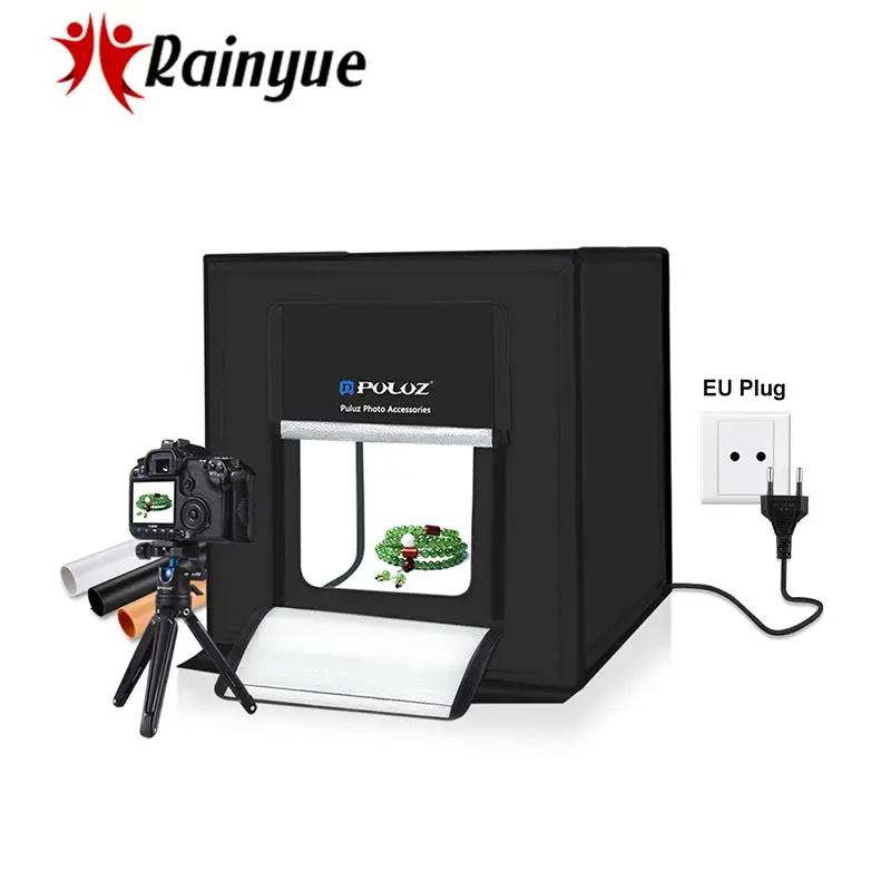 

PULUZ PU5040 40*40cm Light Photo Box Soft Mini Photo Studio Photograghy Softbox Led Photo Lighting Studio Shooting Tent Box Kit