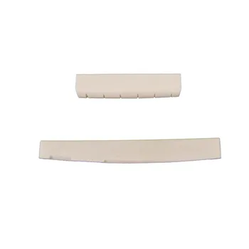 

Musiclily Bone 6 String Slotted Acoustic Guitar Nut & Saddle Set