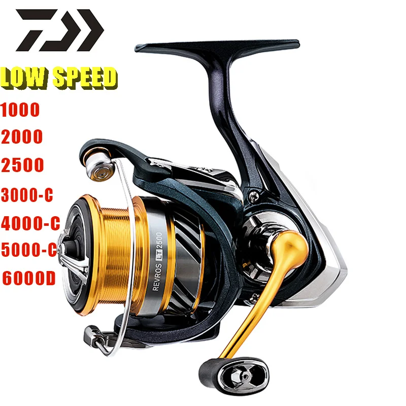 

Original DAIWA REVROS LT 1000 2000 2500 3000-C 4000-C 5000-C 6000D Low Gear Ratio Spinning Fishing Reel