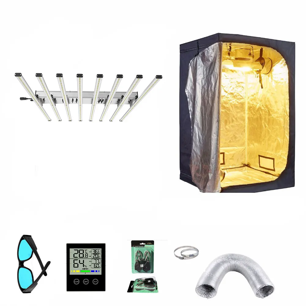 

Artoo 660W Grow Light & Black&White 600D Oxford Cloth Grow tent Planting System 120x120x200cm