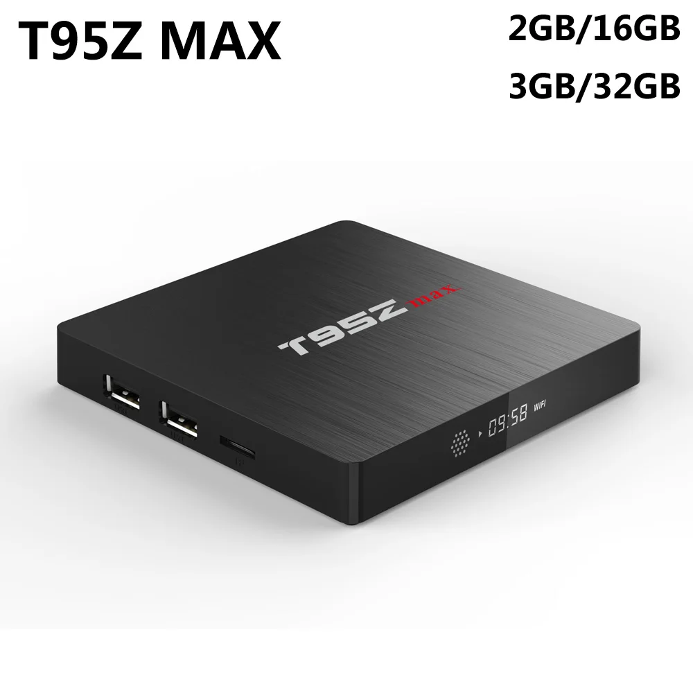 

T95Z Max TV Box Android 7.1 Amlogic S912 Octa Core 3GB 32GB Smart TV Box 2.4G/5G WiFi Bluetooth H.265 4K HD Media Player PK X92