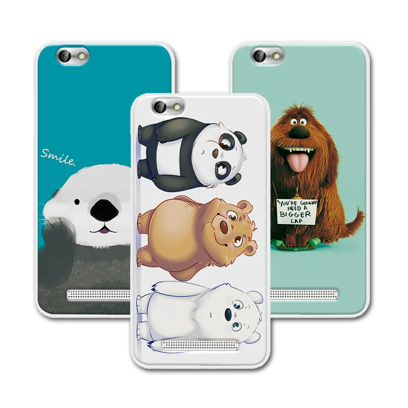 

New Style! Bear Carton coque For Lenovo A2020 5.0" case cover Colorful funda For Lenovo Vibe C A2020 A2020a40 Cover Case