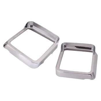 

DWCX 2PCS ABS Chrome Rearview Mirror Rain Eyebrow Decoration Frame Cover Trim Fit For Jeep Wrangler JL 2018