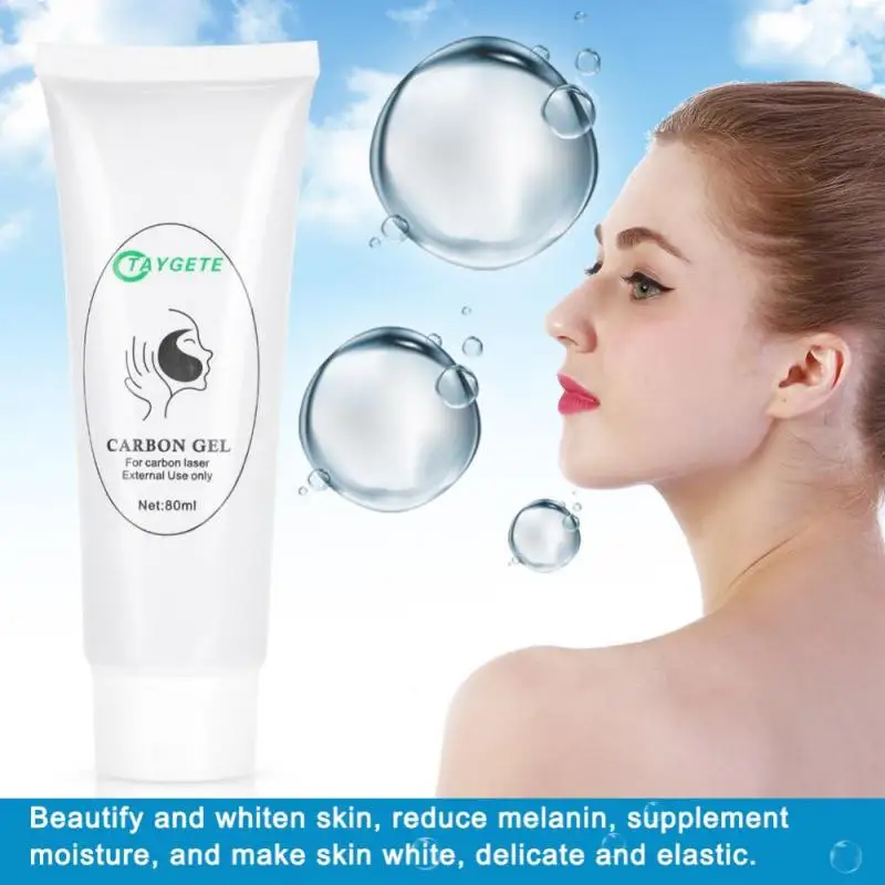 10pcs 80ml Safe Carbon Cream gel for laser skin rejuvenation skin whitening skin Deep Cleaning
