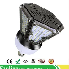 12 шт./лот для внешнего использования высокое Мощность, 30 Вт, 40 Вт, 50 Вт светодиодный уличный свет Дорога садовая лампа LED кукурузная лампа AC100-277V Водонепроницаемый IP65