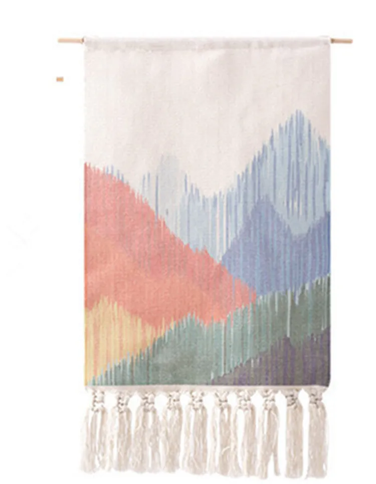 НОВЫЕ Кисточки настенные гобелены ручной работы макраме домашний Декор Ретро скандинавские дети ремесло ручной работы для девочек комната ребенок индийский декор - Цвет: Tapestry